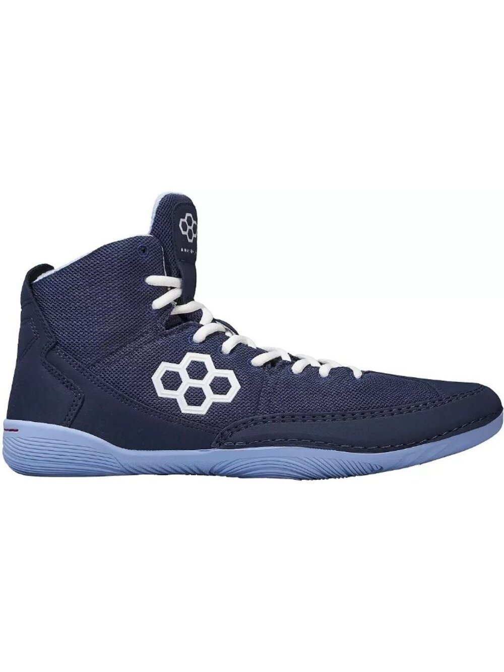 RUDIS Courage Wrestling Shoes Navy White Unisex Men 11.5/ Women 13 MMA Boxing
